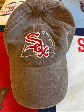 Adams Brown Baseball Cap with Red & White Embroidered Y-D Red Sox Logo